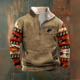 Alec - Fleece Half-Zip Pullover with Sherpa Collar
