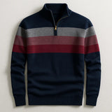 Jack - Striped Quarter-Zip Sweater