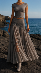 Victoria - Top And Skirt Set