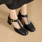 Maricel - T-trap Leather Pumps