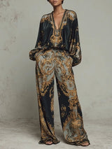 Isabella - Baroque Two-Piece Flowing Set