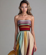 Thalia - Effortless Strapless A-Line Dress