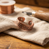 Rosalind - Hand-Engraved Copper Ring