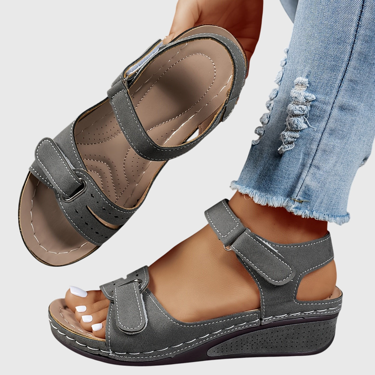 Trixia - Cushioned Comfort Sandals