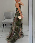 Merida - Floral Chiffon Maxi Dress