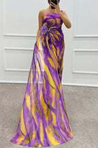 Wendy - Vibrant Draped Dress