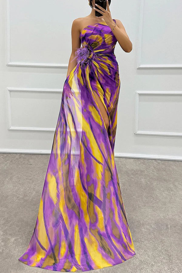 Wendy - Vibrant Draped Dress