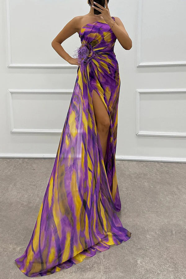 Wendy - Vibrant Draped Dress
