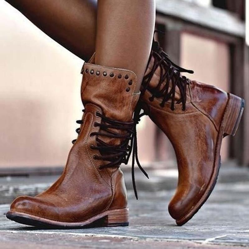 Juriz - Elegant Boots with Block Heel
