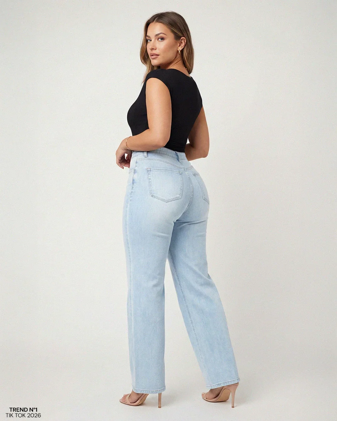 Remerie - Mid-Rise Wide Leg Jeans