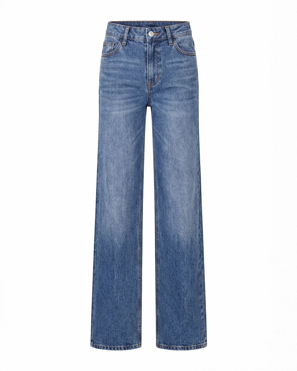 Remerie - Mid-Rise Wide Leg Jeans