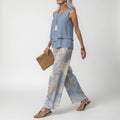 Amanda - Coastal Paisley Two-Piece Set