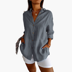 Sienna - Elegant Pleated Shirt