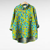 Mia - Elegant Linen Summer Blouse
