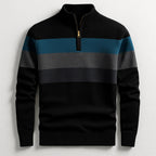 Jack - Striped Quarter-Zip Sweater