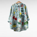 Olivia - Elegant Linen Summer Blouse