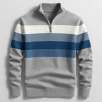 Jack - Striped Quarter-Zip Sweater