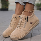 Nova - Comfortable Cushioned Comfort Sneakers with Zipper