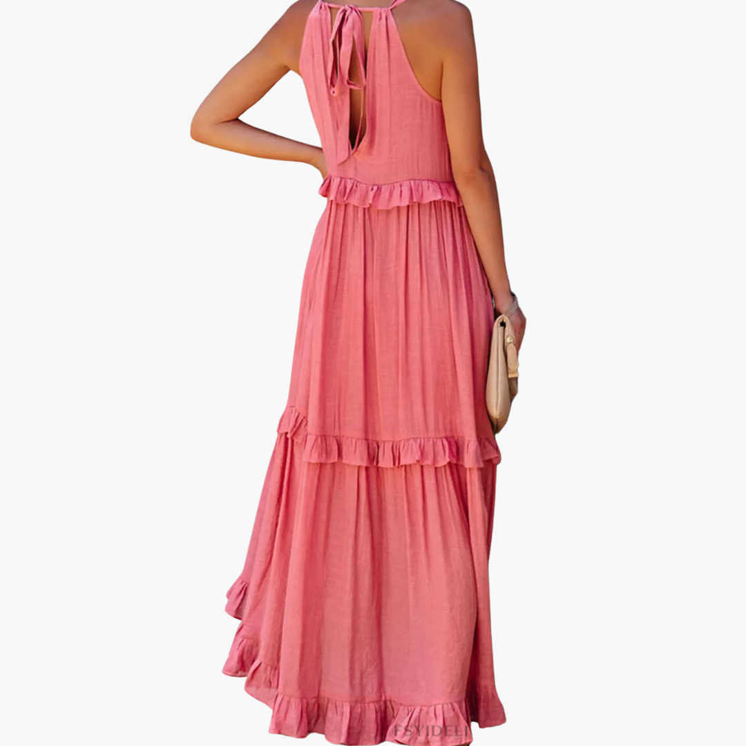 Joanna - Ruffle Breeze Maxi Dress