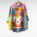 Charie - Elegant Linen Summer Blouse