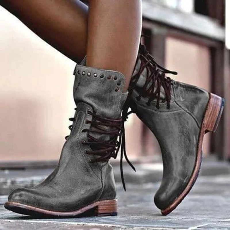 Juriz - Elegant Boots with Block Heel