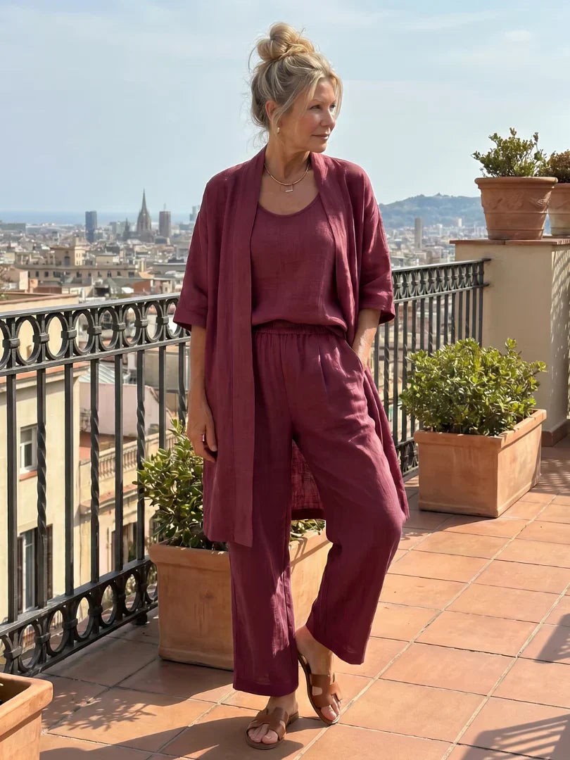 Everly - Lightweight Linen Blend Set
