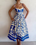 Heide - Coastal Market Midi Dress