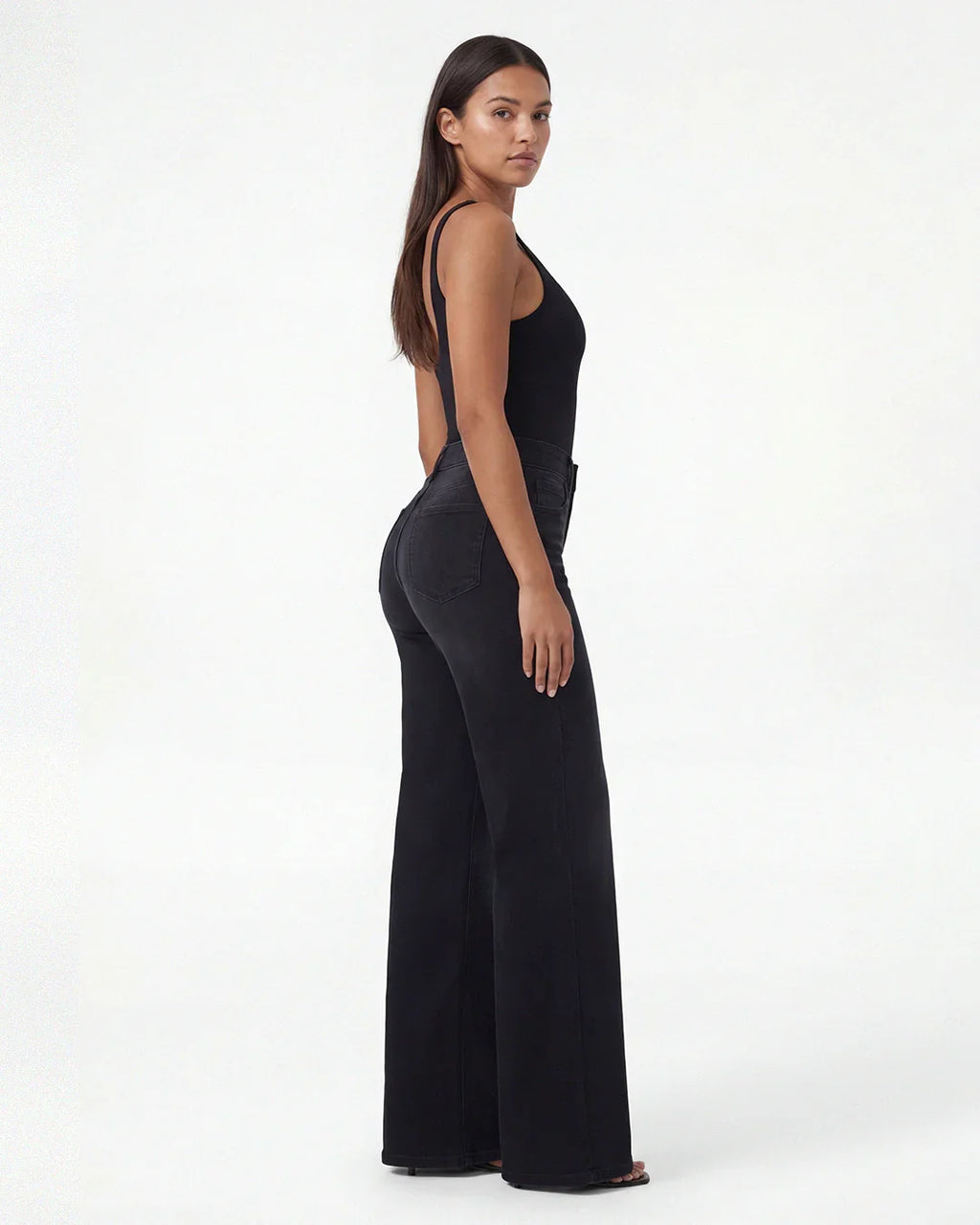 Remerie - Mid-Rise Wide Leg Jeans