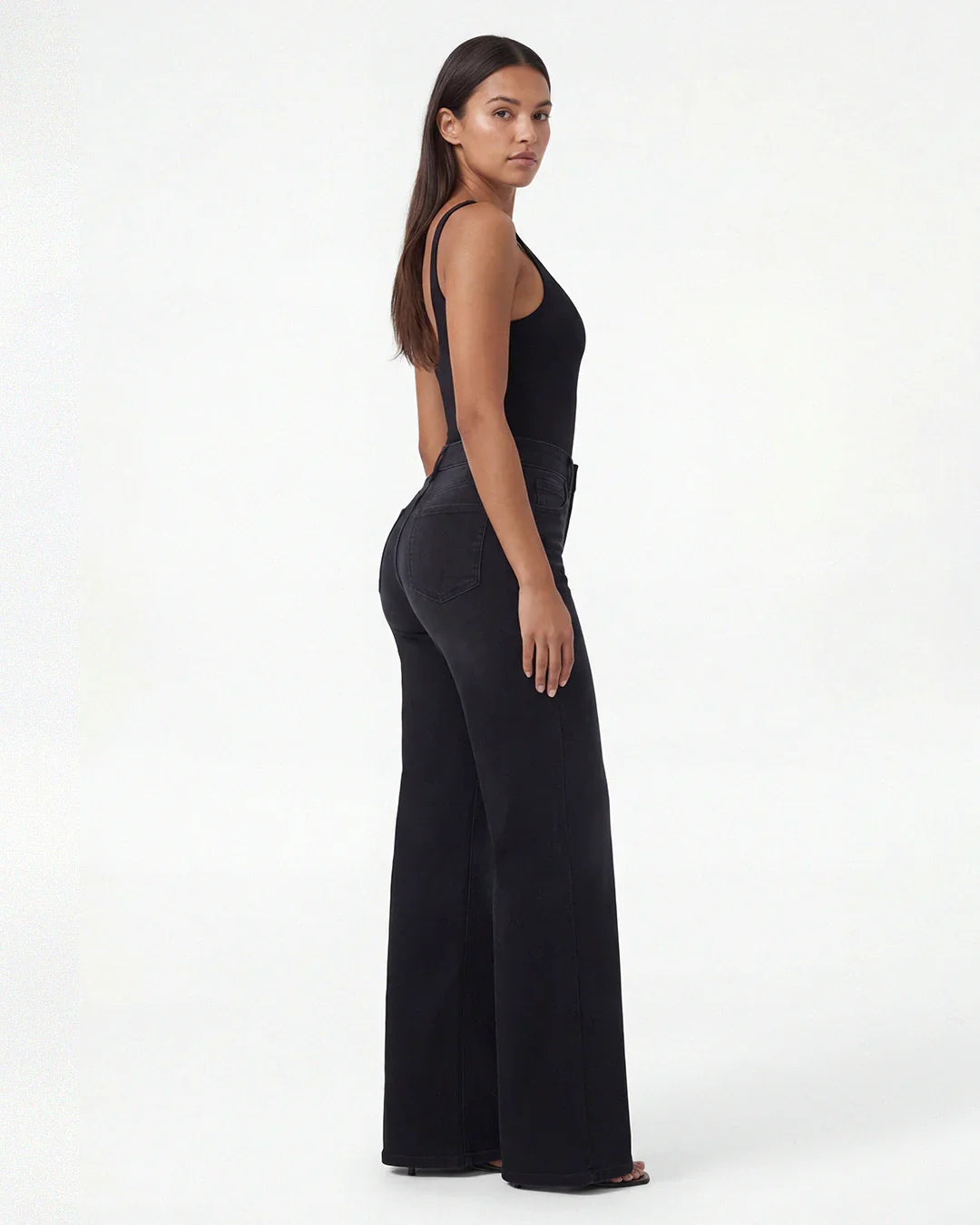 Remerie - Mid-Rise Wide Leg Jeans