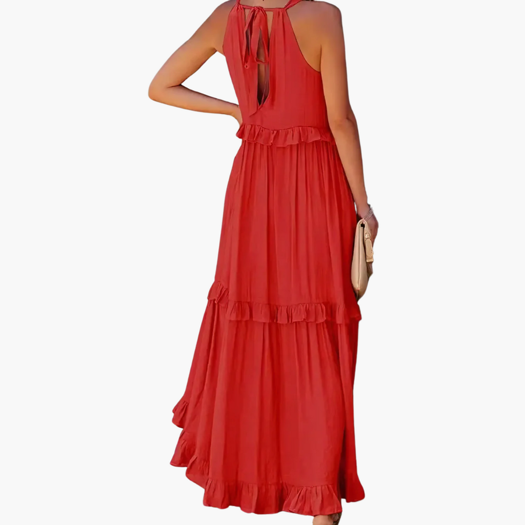 Joanna - Ruffle Breeze Maxi Dress