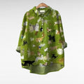 Celia - Elegant Linen Summer Blouse