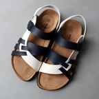 Zena - Leather-Look Cushioned Comfort Sandals