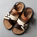 Zena - Leather-Look Cushioned Comfort Sandals