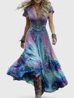 Cindy - Elegant Floral Maxi Dress
