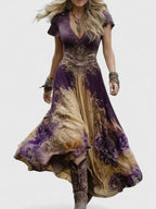 Cindy - Elegant Floral Maxi Dress
