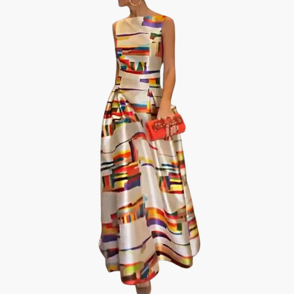 Mirabel - Geometric Maxi Dress