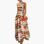 Mirabel - Geometric Maxi Dress