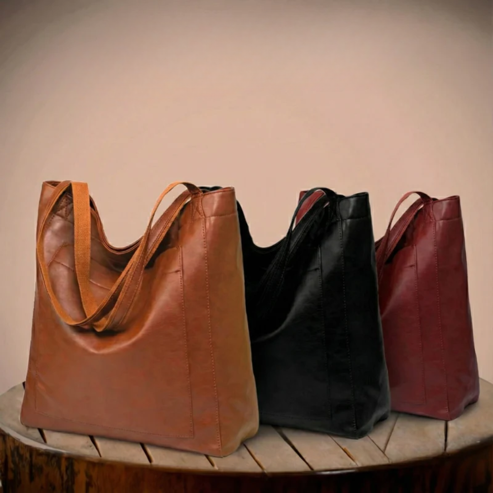 Lorenne - Modern Leather-Look Shoulder Bag
