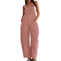 Airah - Wide Leg Overalls Jumpsuit