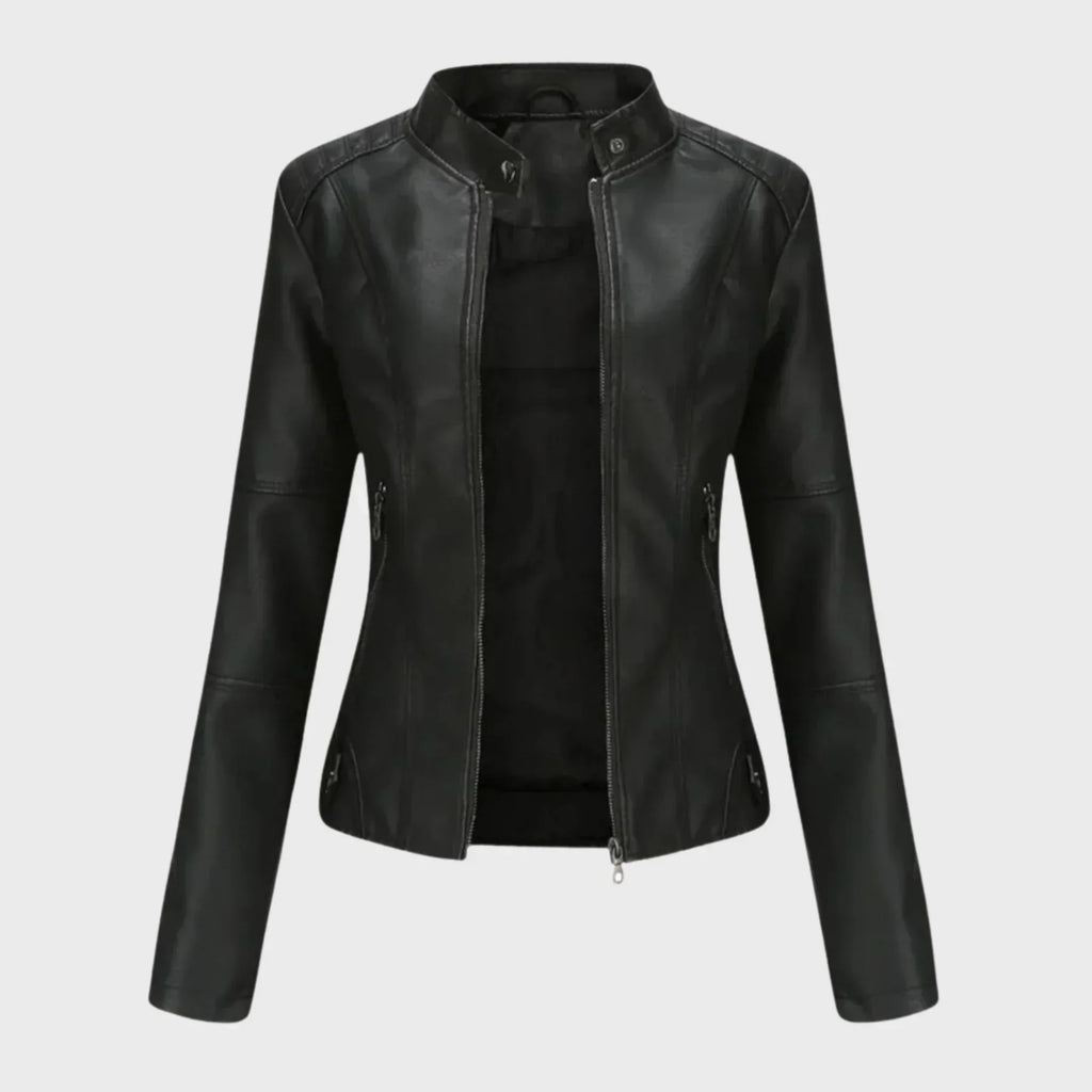 Mabelle – Everyday Leather Jacket with Timeless Elegance