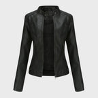 Mabelle – Everyday Leather Jacket with Timeless Elegance