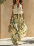 Casandra - Romantic Floral Two-Piece Set