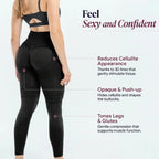 Lairra - 3D Textured Shaping Leggings