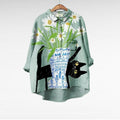 Sasya - Elegant Linen Summer Blouse