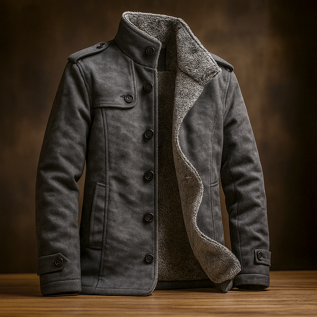 Oliver - Suede-Look Men's Coat
