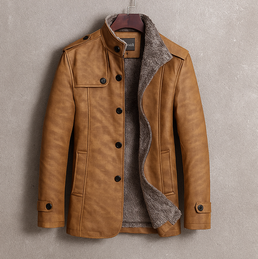 Oliver - Suede-Look Men's Coat