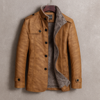 Oliver - Suede-Look Men's Coat