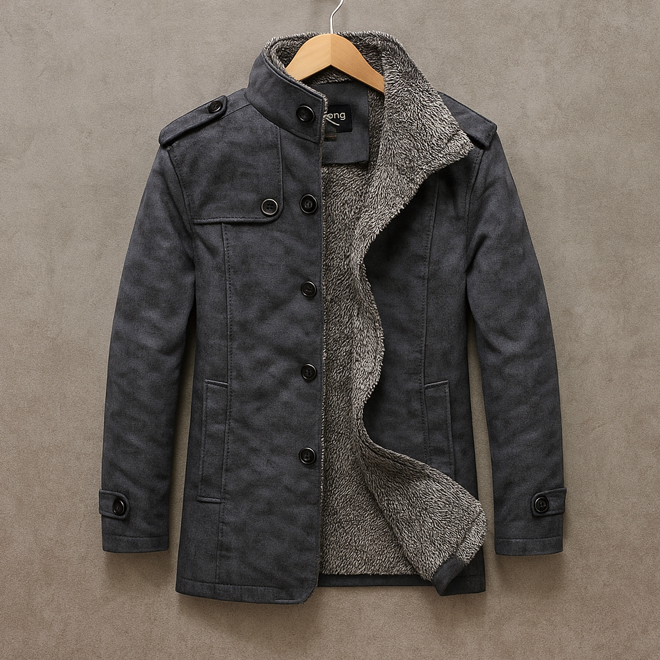 Oliver - Suede-Look Men's Coat