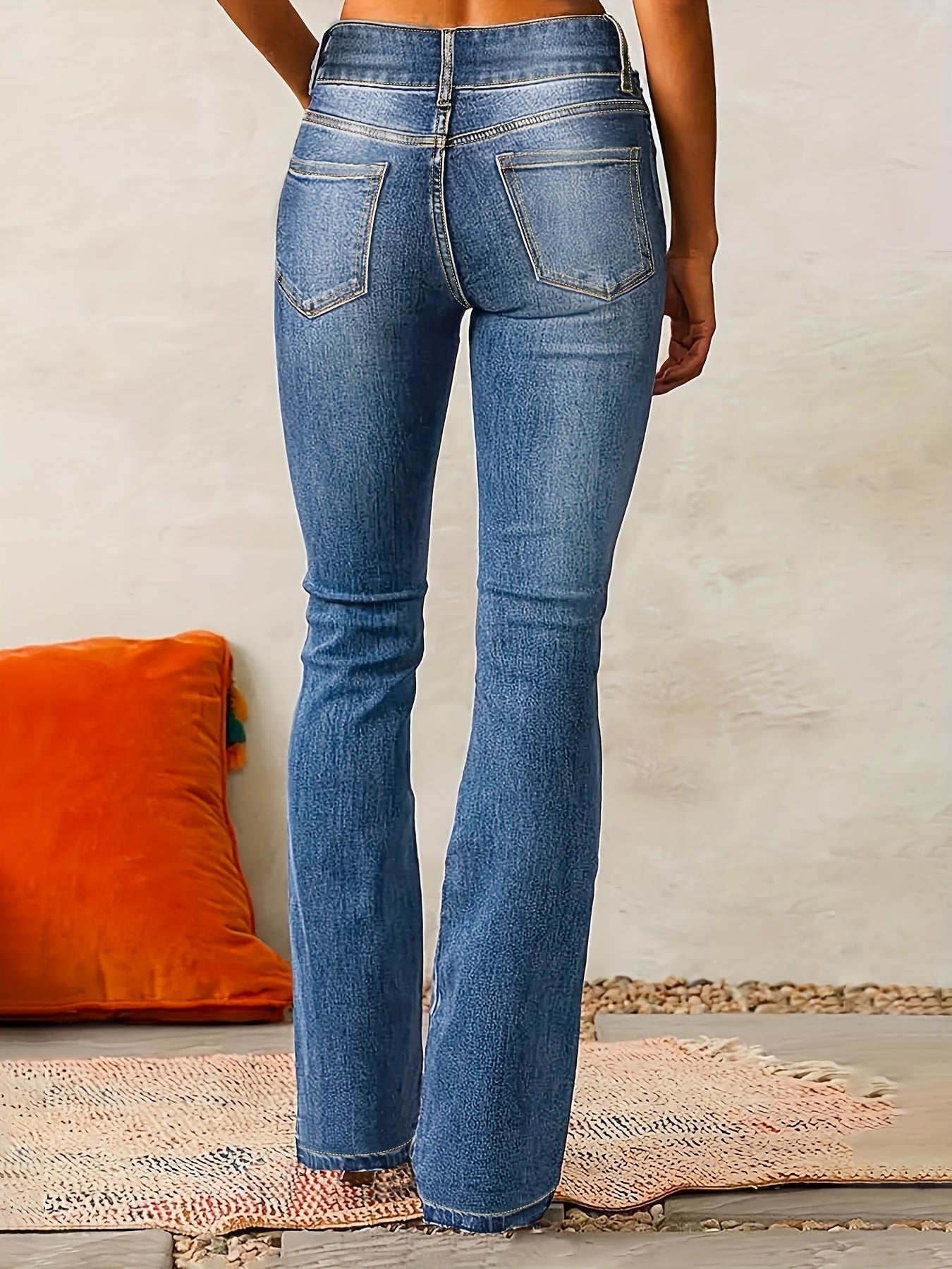 Tierra - High-Waisted Skinny Jeans with Zipper Detail
