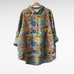 Amiya - Elegant Linen Summer Blouse